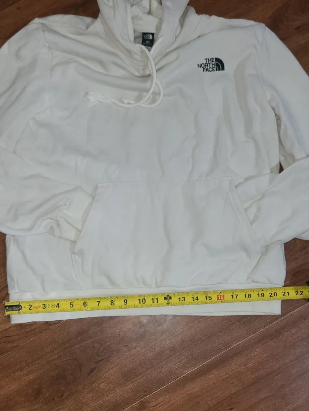The North Face Men's Cream Crewneck Hoodie Sweatshirt Size Large